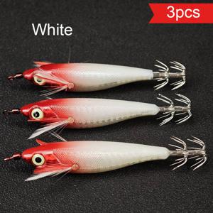 TEMU 3개 AVLCOAKY 야광 루미너스 낚시 미끼 - UV/블랙 활성화 오징어/새우 미끼, 3가지 색상 (빨강/초록/흰색) - 내구성 강한 해수/담수 겸용 인공 먹이 야간 낚시용