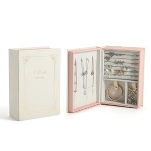 TEMU 여성용 보석을 보관하고 디스플레이할 수 있는 다이아리 스타일 보석 상자, 매직 플립 커버가 있는 팔찌, 귀걸이, 목걸이, 반지를 보관할 수 있는 보석 상자. 드레스 테이블을 장식하는 데 사용할 수 있는 여성용 보석 디스플레이 랙, 데이, 생일, 어머니의 날을 위한 그녀의 선물로 완벽한 보석 상자|화장대|링귀걸이|다이어리