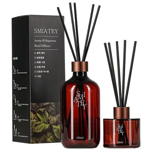 TEMU 스미어티 디퓨저 대용량 실내 방향제 리필액 선물 세트 500ml*1+250ml*1보충액 플라워샵