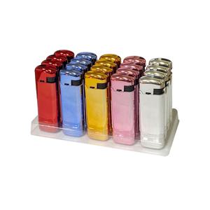 TEMU 다스 일회용 풀캡 메탈 토치 그라데이션 터보라이터 DAS-1400 20개