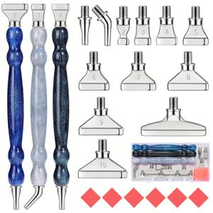 TEMU 반짝이는 호박 모양 플라스틱 펜