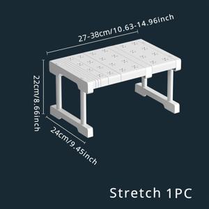 TEMU 공간 절약형 조절 가능한 주방 및 캐비닛용 다용도 조직 선반