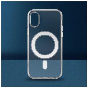 TEMU 아이폰 X/XS 및 아이폰 XR/XS Max용 투명한 초박형 충격 방지 자석 케이스