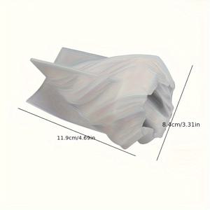 TEMU 3D 기하학적 크리스마스 트리 몰드, 나선형 원뿔 모양 양초, 수지 비누 주조 몰드, DIY 양초 만들기, 크리스마스 기둥 트리 모양 점토 공예 및 석고 용품.