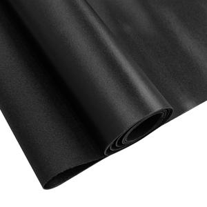 TEMU 대형 블랙 인조 가죽 원단 롤 - 17.7