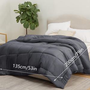 TEMU 빈티지 스타일 퀼팅 이불, 올 시즌 중간 무게 플레드 폴리에스테르 충전재 및 커버, 기계 세척 가능, 짜여진 무인쇄 장인 정신, 90g 원단 무게