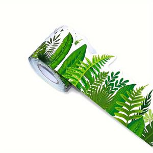 TEMU 18미터 롤 파도 모양 테두리 칠판 게시판 스티커 수작업 장식 스티커 부모, 교사, 학생, 학교, 교실, 수업에 적합합니다.