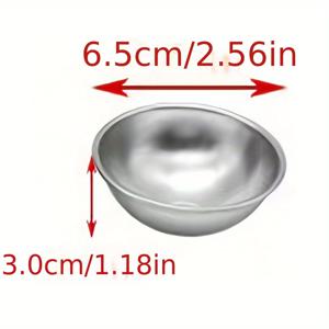 TEMU 10개 알루미늄 라운드 몰드 세트 DIY 베이킹용 - 목욕용 눈멸용 몰드, 젤리, 푸딩, 무스, 케이크용 - 크리스마스, 할로윈, 부활절, 한ук카, 추수감사절용 다용도 컵케이크 도구