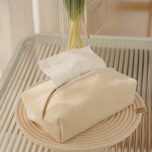 TEMU 시크한 팜하우스 리넨 티슈 박스 커버 - 모던 아트 스타일, 거실 & 침실 장식에 완벽, 크리스마스/할로윈 선물로 이상적