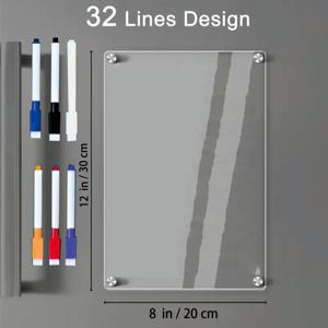 TEMU 자석 아크릴 주방 계획 보드 - 12