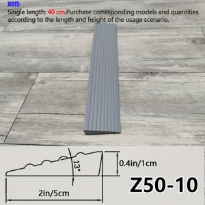 TEMU 다중 높이 범용 청소 로봇 문턱 경사 패드, 접착 테이프가 있는 확장 버전, 자유롭게 자르고 접합 가능, 밀착형, 방수 및 방습