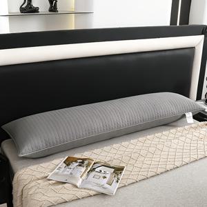 TEMU 퀸/킹 사이즈 바디 필로우 - 연장형 목 지지 베개, 등, 목, 허리, 임신용 - 저자극성, 세탁 가능, 압축 가능한 성인용 커플 베드 필로우