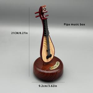 TEMU 빈티지 악기 장식 - 바이올린, 기타, 피파 - 전기 불필요, , 사무실, 파티 장식 - 음악가 생일 선물, 음악가, 사무실 장식, 레트로 미학, 장식 피규어, 음악 애호가