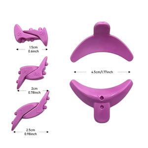 TEMU 실리콘 눈썹 연장 교정 보호대, 향이 없는, 수동 사용, 배터리가 필요하지 않음, 정확한 리프팅 및 고정용