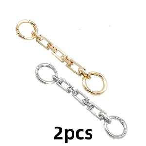 TEMU 2개 조절 가능한 합금 지갑 체인 연장기 - 어깨, 크로스바디 & 핸드백용 다용도 교체 스트랩 - DIY 지갑 만들기 액세서리, 가방 체인 펜던트 액세서리, DIY 지갑 만들기