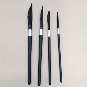 TEMU 수채화, 수채화 블레이드 펜, 풀펜, 특수 브러시 세트, 고품질 말털 미술용품, 유화, 후크 앤 루프 DIY