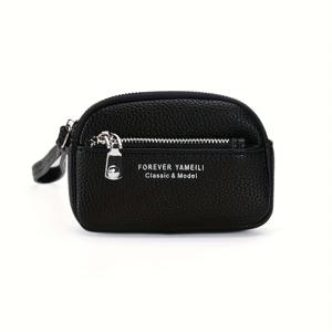 TEMU 2025년 새 캐주얼 여성용 소형 지갑, 귀여운 동전 지갑, 여성용 카드 지갑, 통합 보관 가방, 클러치 가방.