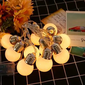 TEMU 전기 충전식 구형 LED 문자열 조명 - 화려한 다색, 드릴 없음 설치, 결혼식 및 파티에 적합, 파티 조명 | 화려한 조명 | 내구성 있는 플라스틱 전구, 가정용 문자열 조명