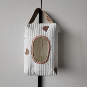 TEMU 대용량 플립-탑 여행용 휴지 포켓 - 젖은 휴지, 유아용 패드 및 휴지 보관용 휴대용 가방 - 아름다운 곰 디자인의 내구성 있는 나일론 - 자동차 사용 및 이동 편의성에 이상적|물티슈