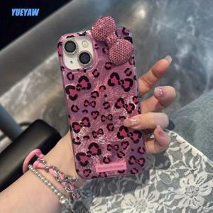 TEMU 아이폰 14 프로용 스타일리시한 3D 풀보우 폰 케이스, 아이폰 15 프로맥스 및 기타 모델 호환 (11/12/13/16 프로맥스/플러스) 소프트 방수 내구성 케이스