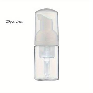 TEMU 16/20/30ml 빈 폼 병, 폼 펌프, 비누, 샴푸, 얼굴 클렌저 용 빈 폼 병, 여행용 투명 폼 디스펜서, 백색 무스 병, BPA 프리 플라스틱, 개인용품, 얼굴 클렌저 폼 메이커 | 투명 여행용 병 | 내구성 있는 플라스틱 병, 폼 비누 디스펜서