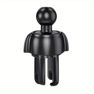 TEMU 1pc Oppselve Twist-Lock 휴대용 자동차 공기 배출 클립, 자동차 전화 홀더용 17mm 볼 헤드 베이스, 범용 튼튼한 자동차 공기 배출기 휴대 전화 스탠드, 실용적인 자동차 충전기 GPS 브래킷
