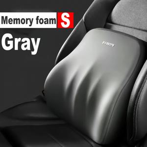 TEMU 1개, 차량 쿠션, 신형 허리 지지대, 느린 반발 메모리폼, 폴리에스터 섬유 소재, 차량용 목 베개, 허리 지지대, 모든 계절에 적합, 통기성 및 유지형 차량용 베개, 허리 보호를 위한 전문가용 케어 키트|허리보호대