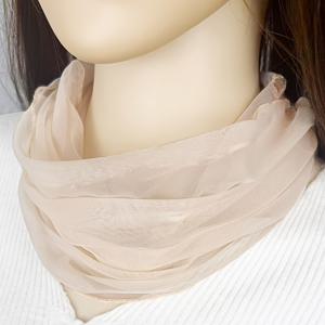 TEMU 새 여름용 여성용 경량 귀걸이 단색 얼굴 베일 마스크, 목 보호대, 후드 스카프, 장식 소형 스카프, 얼굴 커버, 목 주름 방지, , 야외 활동 및 출퇴근용