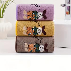 TEMU 3pcs 슈퍼 흡수성 마이크로파이버 핸드 타월, 현대 스타일, 부드러운 소재, 귀여운 토끼 자수가 있는 퀵 드라이 페이스 타월, 300gsm - 욕실, 주방, 가정 장식에 이상적, 욕실 타월 | 자수 타월 | 부드러운 타월|수건