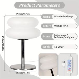 TEMU 뉴아오나센 3색 조광 가능 드럼 쉐이드 USB 전원 책상등 - 침실, 사무실 및 독서용 현대 아시아 디자인, 버튼 제어 부드러운 빛 축제 선물, 세련된 메탈릭 마감, 침대 옆 조명, 우아한 장인 정신, 밝기 조절 가능한 홈 데코러