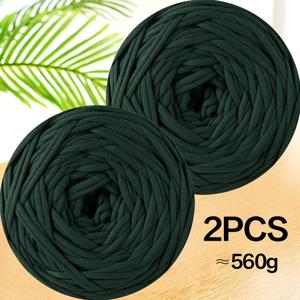 TEMU 2개입 280g 대형 롤 티셔츠 실, 크로셰 및 DIY 직조 가방, 매트, 인형 제작용, 다색 실, 수제 크로셰 프로젝트, 가방, 보관 바구니, 요람, 컵 슬리브 등 공예품, 선물, 웨딩 헤드웨어, 어버이날 선물, 100m/롤