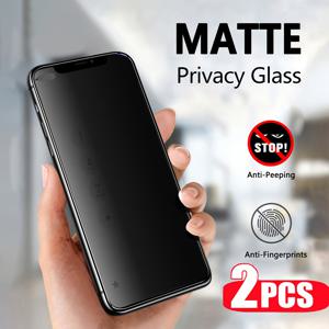 TEMU 2개 세트 - 풀 커버리지 무광 프라이버시 스크린 보호 필름, 9H 강도 테프론 에지 보호, 방수 및 내구성 강화, 기포 없이 간편 설치, 아이폰 16 프로 맥스/16 플러스/15 프로 맥스/14/13/12/11 호환