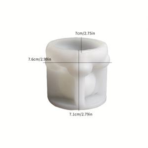 TEMU DIY 레진 실리콘 주얼리 몰드 1개, 수영링을 든 곰 에폭시 몰드 DIY 귀여운 수영하는 작은 곰 실리콘 몰드 핸드메이드 석고 장식 캔들 몰드 홈 데코 만들기 용품