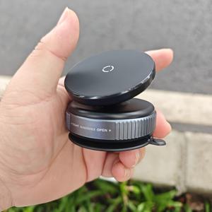 TEMU 360° 회전형 진공 흡입 컵 폰 홀더, 자기 이중 디자인, 접이식 텔레스코픽, 차량 및 가정용으로 적합, 고품질 자기 링 효과