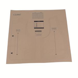 TEMU 여성용 조끼 재봉 패턴 - 1:1 스케일 다중 사이즈 (XS-XXL) 키홀 넥라인 & 패턴 소매 - 초보자를 위한 연갈색 종이 패턴, DIY 의류 제작 템플릿, 다양한 옷 만들기 프로젝트, 선명한 라인 도면