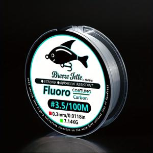 TEMU 100m 카본 플루오린 코팅 나이론 낚시줄 | 빅 게임 나일론 라인 | 내마모성, 물림 방지 및 엉킴 방지 | 저메모리 스무스 캐스팅 | UV 보호 및 노화 저항 | 바다/해양/담수용 | 범용 잉어와 송어 줄 | 4.13lb ~ 85.98lb 강도 옵션 | 부드럽지만 튼튼하고 엉키지 않음