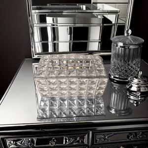 TEMU 노르딕 우아한 아크릴 티슈 박스 홀더 - 폴리시드 핏, 견고하고 세련된 거실, 침실, 욕실 장식, 욕실 장식 및 액세서리