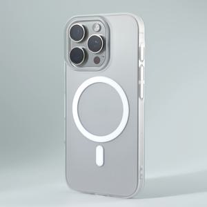 TEMU 아이폰 모델 17, 16E, 16, 15, 14 플러스, 13, 12 미니, 및 11 프로 맥스용 초슬림 매트 자기 전화 케이스. 하드 PC 투명 커버를 특징으로 하며, 자기 무선 충전기와 호환됩니다. 친구에게나 자신에게 완벽한 선물입니다.|폰케이스|아이폰케이스|휴대폰케이스