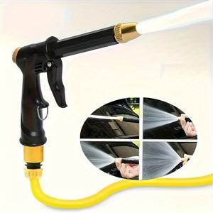 TEMU 장대 손잡이가 있는 고압 세척기 건 - 인체공학적 그립, 조절 가능한 노즐, 자동차 세차, 정원 및 가정용 - 전문가용 및 가정용
