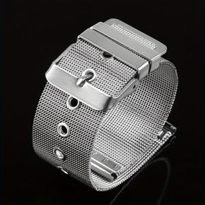 TEMU 빠른 해제 밀라노 시계 밴드 - 삼성과 휴대폰 20mm & 22mm 시계와 호환 가능 - 모든 상황에 대비하는 남녀 공용 교체 스트랩, 캐주얼 스타일, 합금 소재, 휴대하기 쉽고, 일상 액세서리, 세련된 스트랩 디자인, 내구성 있는 시계 밴드