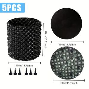 TEMU 5개 13갤런/50L 꿀벌 모양 정원용 꽃병, 필터 가스켓 및 내부 배수 구멍이 있는 클래식 라운드 플라스틱 꽃병 - 실내/실외 사용을 위한 내열성 플라스틱 꽃병, 식물, 허브, 쑥, 실내 정원, 장식 꽃병, 내구성 꽃병, 대형 꽃병, 대형 플라스틱 꽃병, 꽃병, 공기 절단 꽃병, 대형 크기 꽃병, 집 식물용 꽃병, 실내 식물용 꽃병|화분