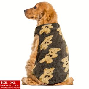 TEMU BAMDA 겨울용 개 조끼 - 극한의 추위 방지 재킷, 가벼운 따뜻한 코트와 목 구멍이 있는 개 리쉬용, 소형, 중형, 대형견에 적합 - 산책, 여행, 사진 촬영에 이상적 - 쉬운 착/탈착 겨울 의류, 개 재킷, 통기성 원단, 부드러운 플리스 안감, 야외 애완동물