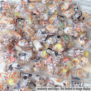 TEMU 60개 혼합 귀여운 한국-일본 스타일 키튼 아크릴 참, 키체인, 귀걸이 및 목걸이에 적합 - 창의적인 DIY 공예 재료, 휴일 장식 및 파티 선물, 할로윈, 크리스마스, 추수감사절 등에 이상적, 배터리 미포함