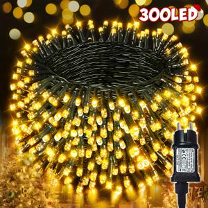 TEMU 크리스마스 요정 조명, 300/200/100 LED 요정 조명, 12가지 조명 모드 실내 조명, 타이머 가능, 집, 울타리, 파티오, 크리스마스 트리, 휴일 조명 장식에 적합, 크리스마스 라이트 플러그인 우크, 크리스마스 라이트 플러그인 우크, 요정 조명, 크리스마스 장식, 장식용 조명, 크리스마스 라이트, 방 장식 아이템