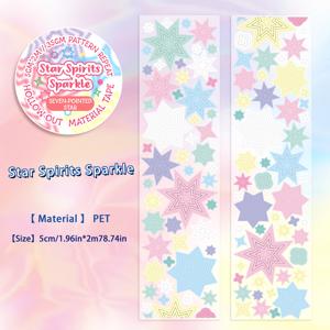 TEMU 별, 하트, 꽃 & 패턴이 있는 재사용 가능한 와시 테이프 - 파스텔 & 네온 글리터 DIY 스크랩북, 저널링, 플래너용 - 플라스틱 표면용 매트 PET 필름, 잔여물 없음 (핑크, 블루, 그린, 옐로우)