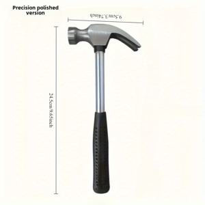 TEMU 1개 다기능 미니 해머 - 내구성 강철, 손으로 연마된 표면, 짧은 손잡이로 목공 및 DIY 프로젝트에 적합, 다기능 못 뽑기 도구, 목공 도구, 공예,홈 인프로브먼트,핸드헬드 도구,인체공학적 그립,고품질 금속,펀치 도구,타격 도구,Handymen,목수