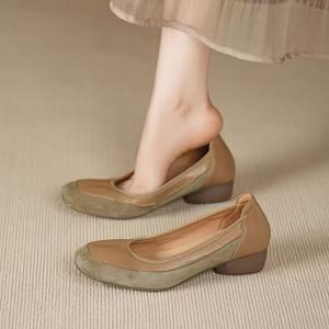 TEMU 편안하고 다재다능한 로우힐 슬립온 로퍼. 인조 커버와 벨벳 갑피, 부드러운 패브릭 안감, 튼튼한 고무 밑창으로 사계절 내내 착용 가능한 여성용 캐주얼 & 포멀 슈즈|실외기커버|신발|단화