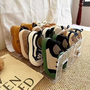 TEMU 2개 투명 플라스틱 신발장 - 공간절약형 다층 바닥 스탠딩 정리대, 조립 불필요, 내구성 있는 투명 선반, 현관, 옷장 및 홈 정리용, 랙, 현관 신발 보관함, 룸 선반,투명 신발장,다층 신발 정리대,세련된 랙,투명 선반,튼튼한 투명 선반,아파트 D|신발정리대