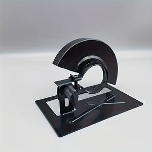 TEMU 헤비듀티 조절 가능한 앵글 그라인더 스탠드, 견고한 금속 베이스 & 잠금 장치, 멀티 앵글 (0-90°) 테이블 톱/기계 호환, DIY/전문가용 앵글 그라인더 부착물, 그라인더 어댑터 액세서리 키트