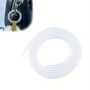 TEMU DIY 방지 키링 보호 코일 - 컬러풀 (화이트/) 인형 키체인 & 액세서리용 잠금 커버, 탈락 방지, 내구성 있는 키체인 보호기 (클립/링 호환, 인형 및 키 미포함)|키링부자재